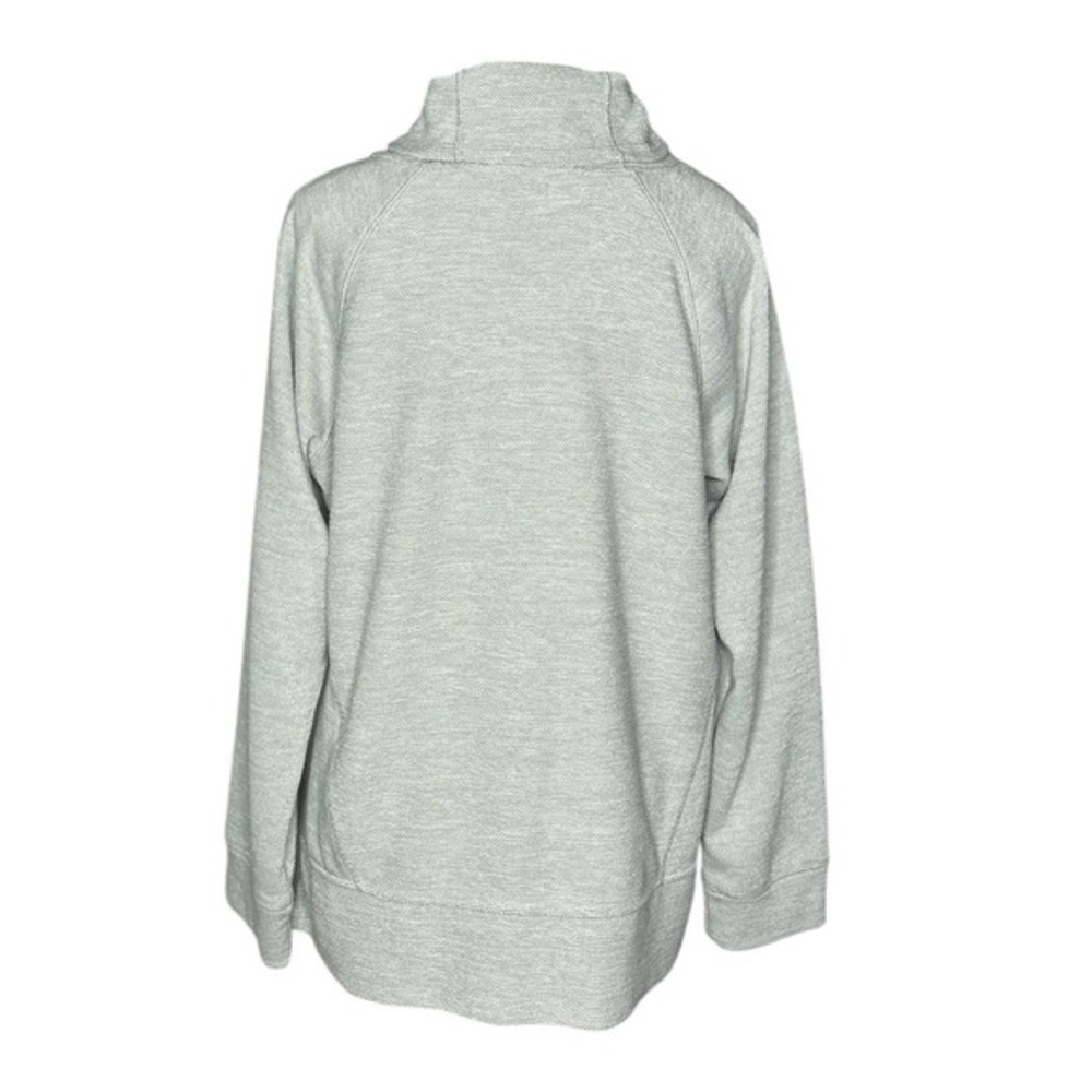 L.L.Bean Womens Gray Shawl Neck Pullover Athletic Sweatshirt‎ Size Medium - Picture 4 of 16